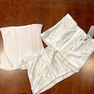 Shapewear Bundle - 3 Cupid Waist Cinchers/Shapers, Size Small, White